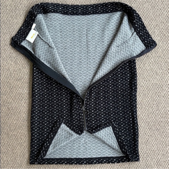 NWT Anthropologie Maeve Samantha Stretch Pencil Skirt Black Small Retail $78.00 - Picture 8 of 8